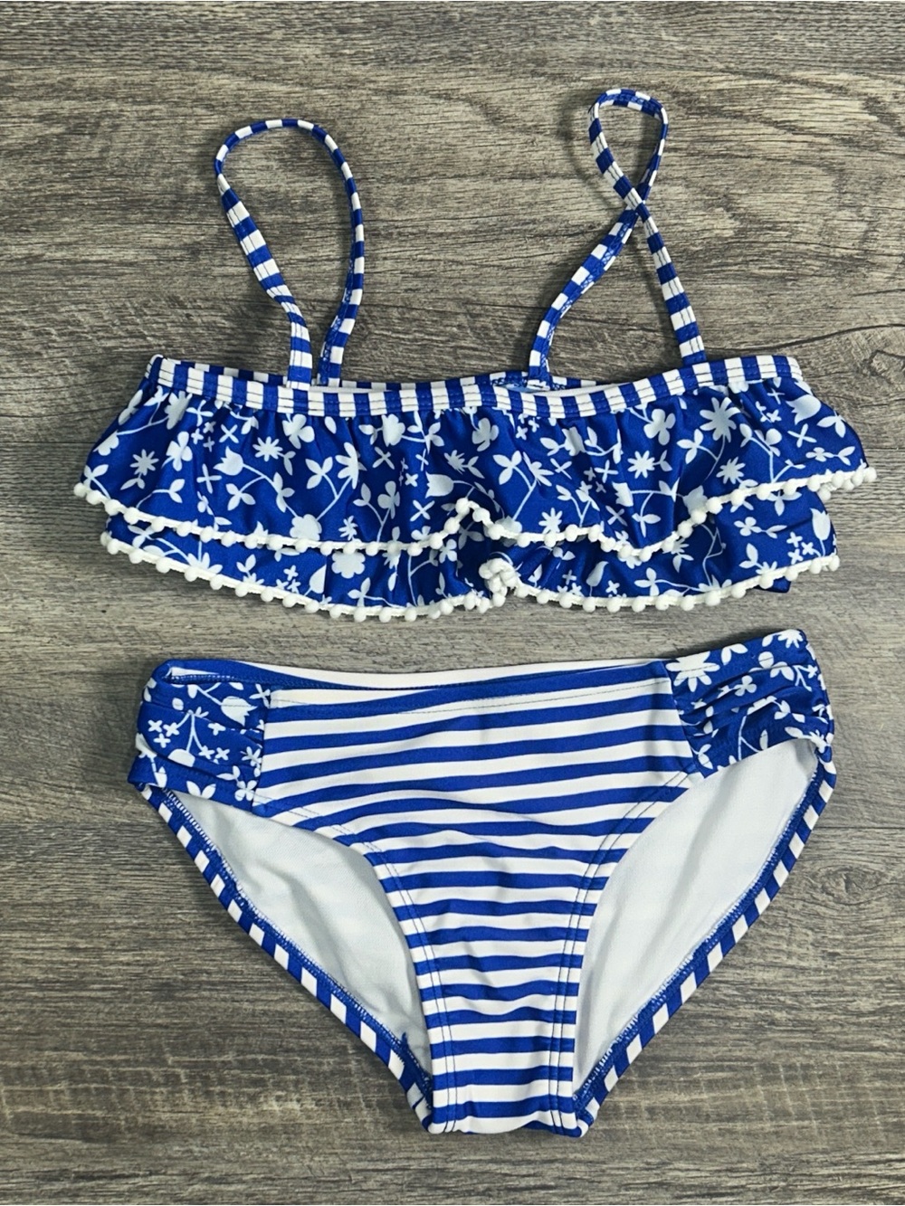 (0022) Girls: S 6/6X Cat & Jack 2pc Bikini Set- C8